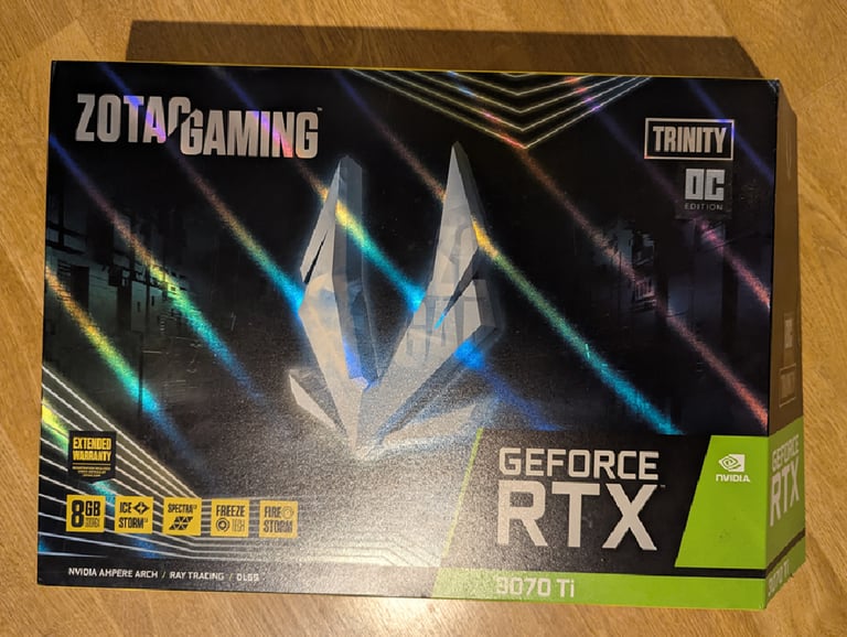 ZOTAC GAMING GeForce RTX 3070 Ti Trinity OC 8GB GDDR6X Graphics Card