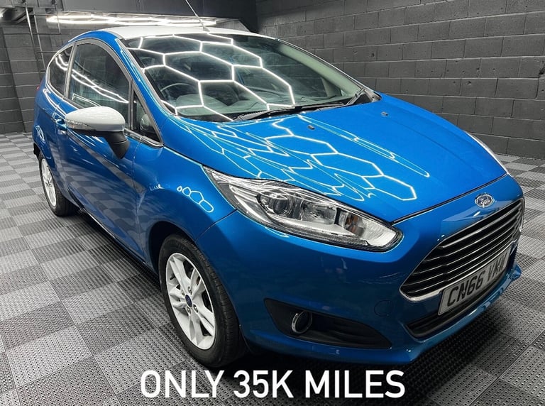 2016 Ford Fiesta 1.25 82 Zetec Blue 3dr HATCHBACK Petrol Manual