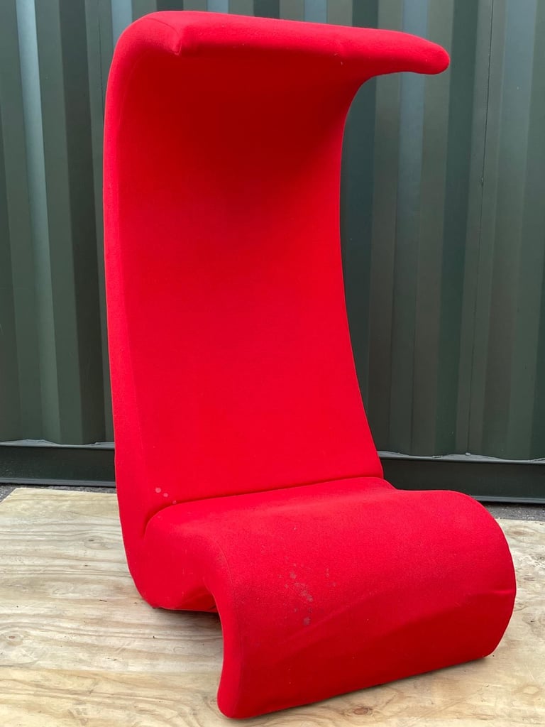 Vitra - Amoebe red high back chair 
