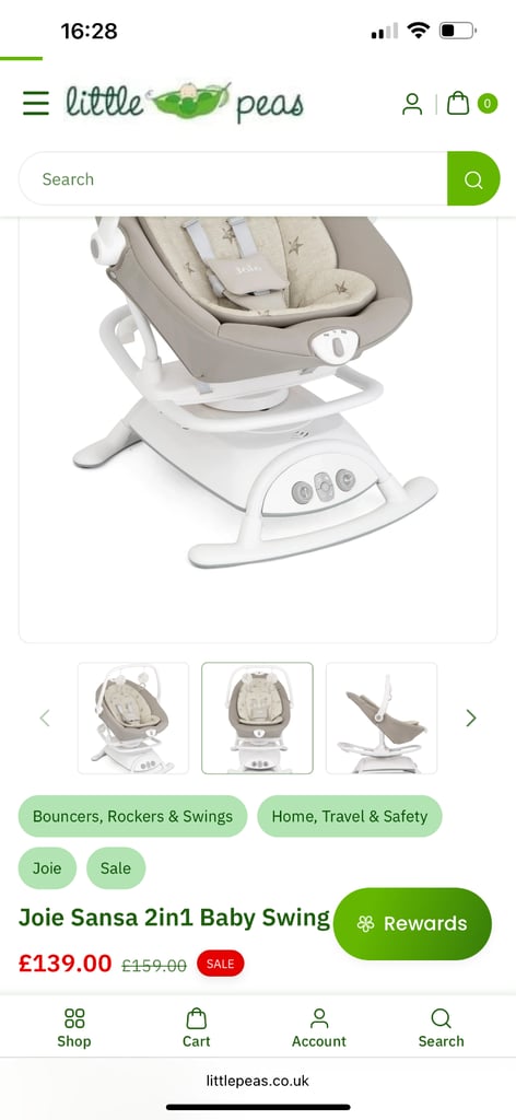 Joie baby swing 