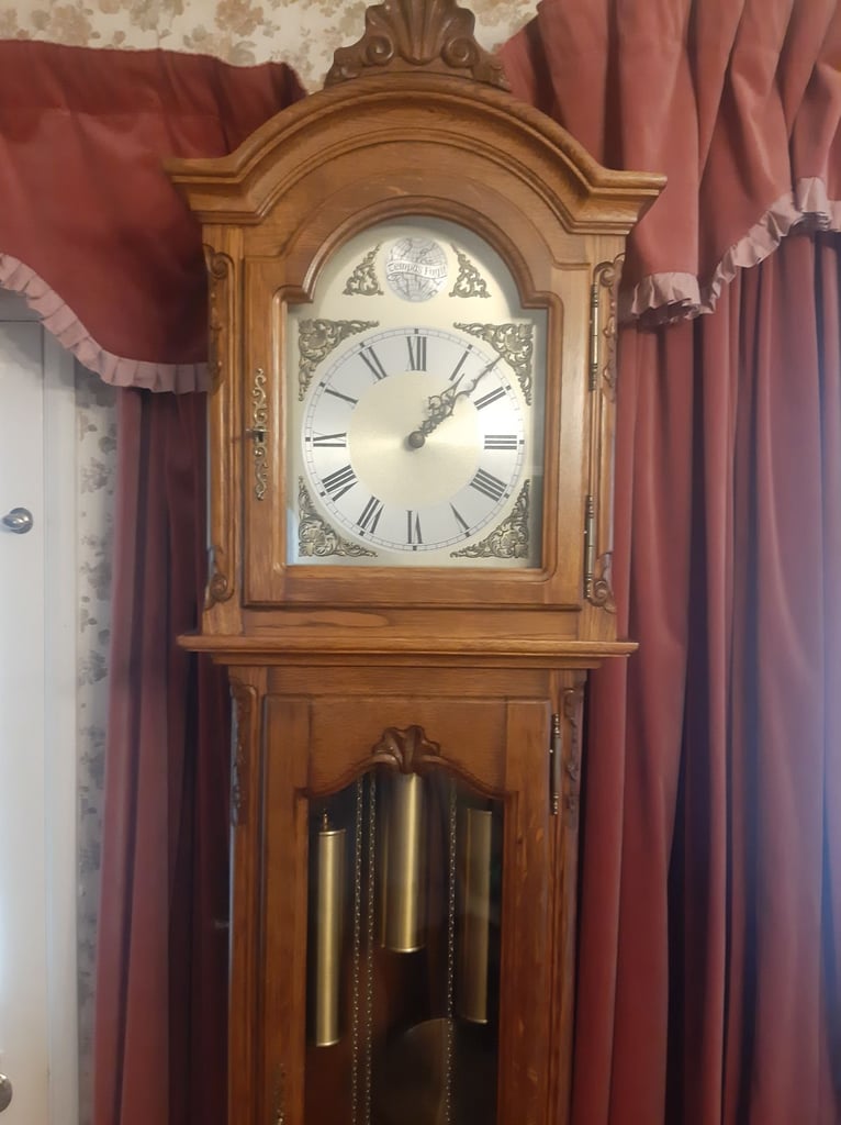 French Rococo Style grandfather clock Westminster