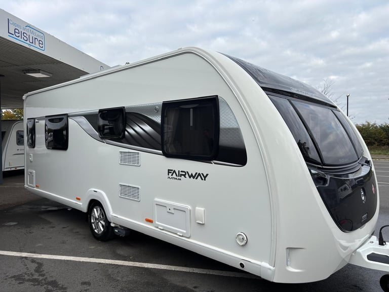 2020 Swift Fairway Platinum 880 8ft Wide, Transverse Island Fix Bed WAS £21,995