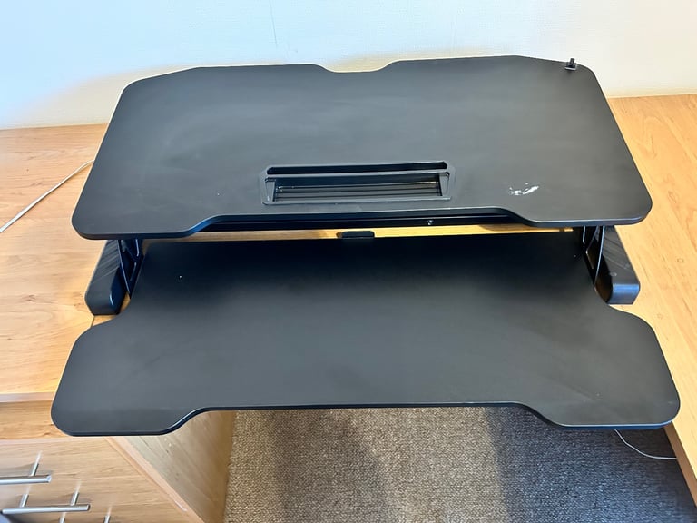 image for Sit/Stand Desk Riser – Adjustable Height, Great for Home Office!