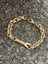 9ct 9 carat kids snapon spanner Belcher bracelet NOT chain bangle ring