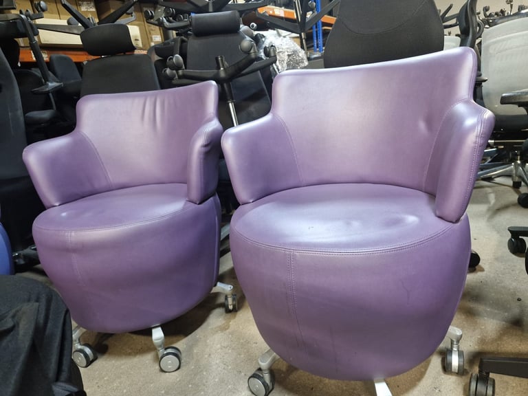 Orangebox tub chairs with or without wheels/castors (5 available)