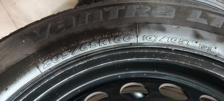 VW T5 steel wheels
