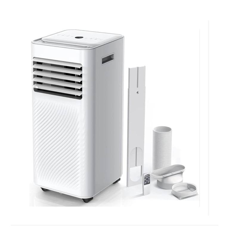 image for Portable AC Air Conditioner 7000 BTU Cooling, Ventilation,Dehumidifying and timer AC Unit, WHITE