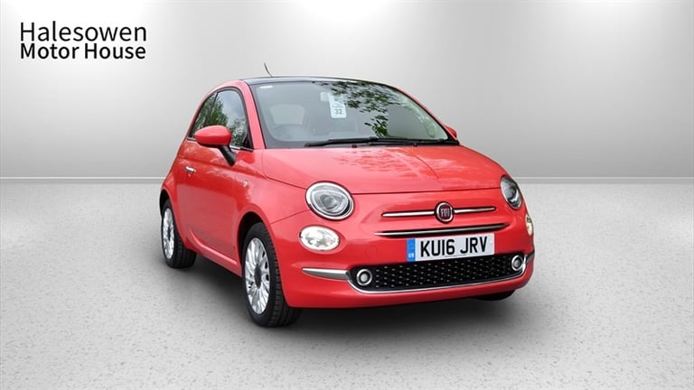image for 2016 Fiat 500 1.2 Lounge Hatchback 3dr Petrol Manual Euro 6 (s/s) (69 bhp) Hatchback Petrol Manual