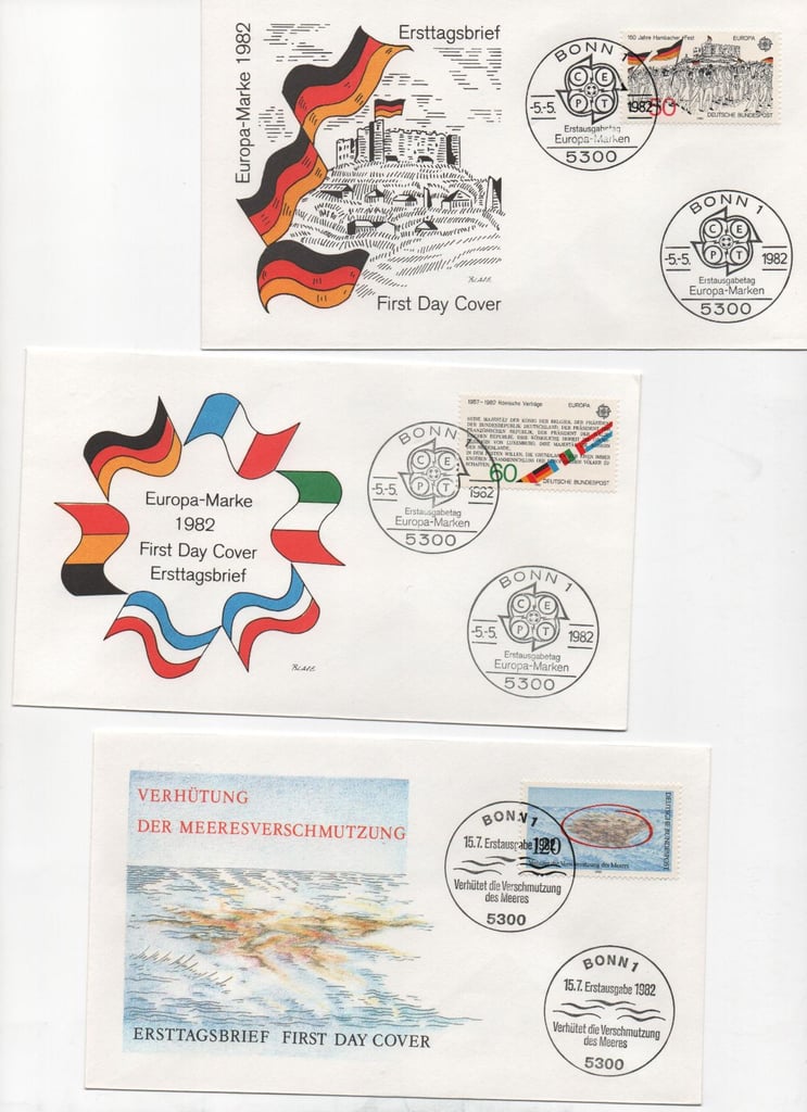 301 Germany first day covers