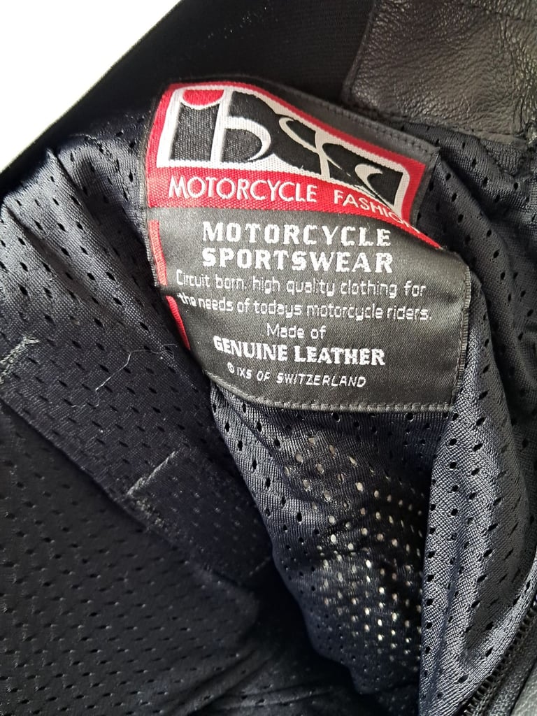 IXS Leather Motorbike Trousers
