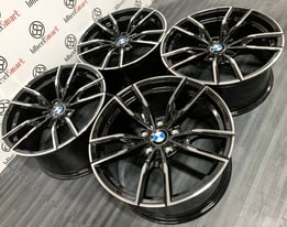image for NEW 18" 19" BMW M40 STYLE ALLOYS - 5x 112 or 5 x120 -BLACK/DIAMOND CUT FINISH