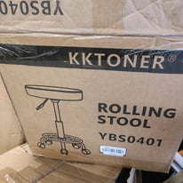 Stool on wheels salon stool new in box