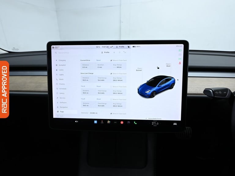 2021 Tesla Model 3 Standard Range Plus Saloon 4dr Electric Auto RWD (241 bhp) Saloon Automatic