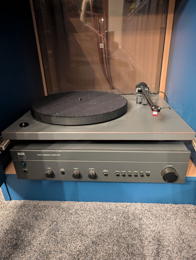 image for Nad record player amplifier & speakers