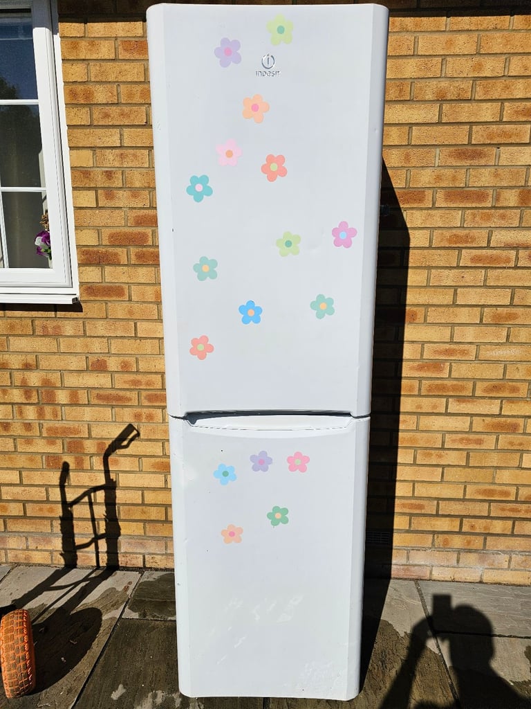 image for Indesit 2m tall fridge freezer delivery available today 