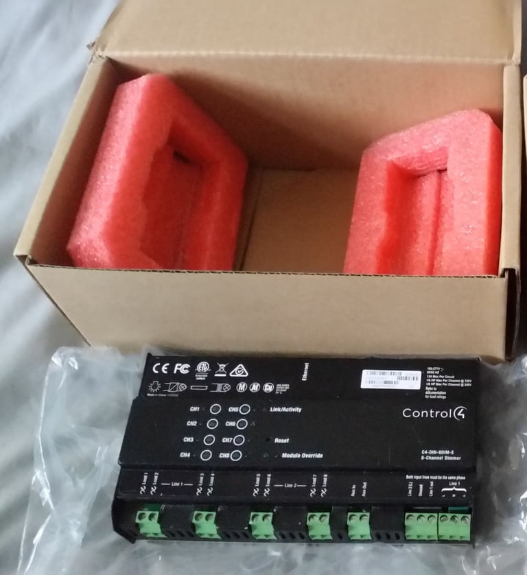 image for Control4 / Control 4 Dimmer 8 chan c4 din dim E new in box £380