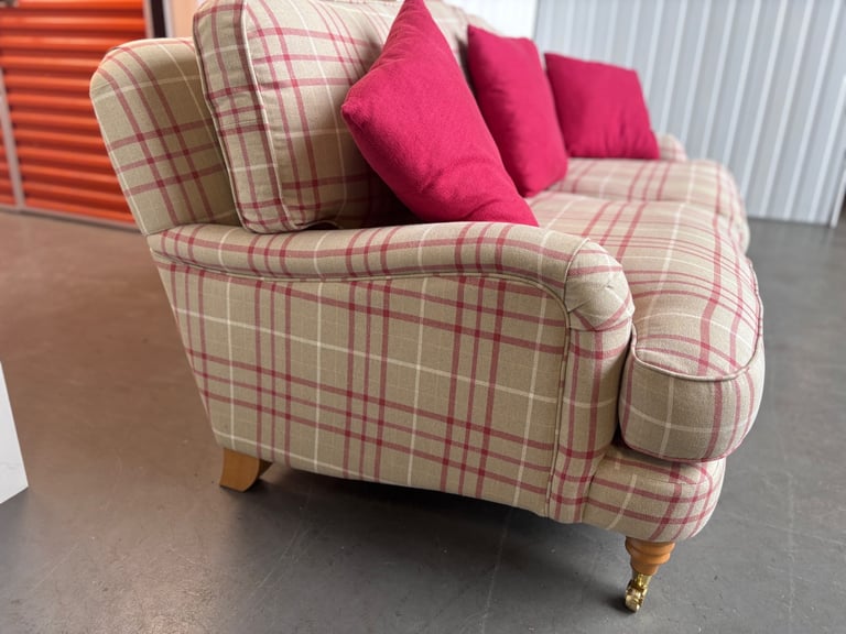 Laura Ashley large 3 seater sofa and chair ! Immaculate condition!