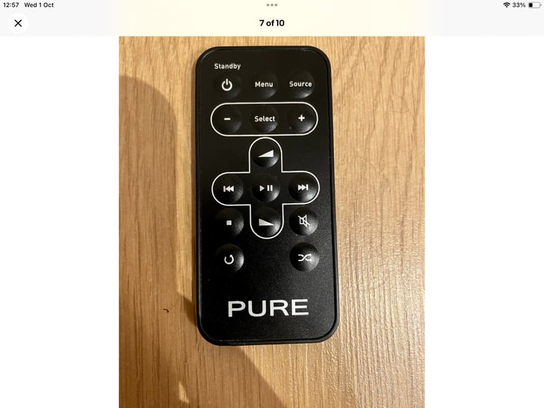 PURE Chronos 11, DAB RADIO ALARM & Remote &iPhone Charging Port £15 or Best Offer