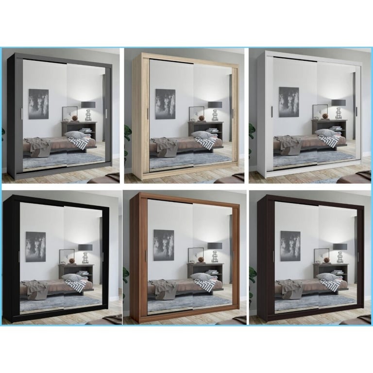 Chicago Wardrobe ! 2 Door Sliding Wardrobe / 3 Door Sliding Wardrobe