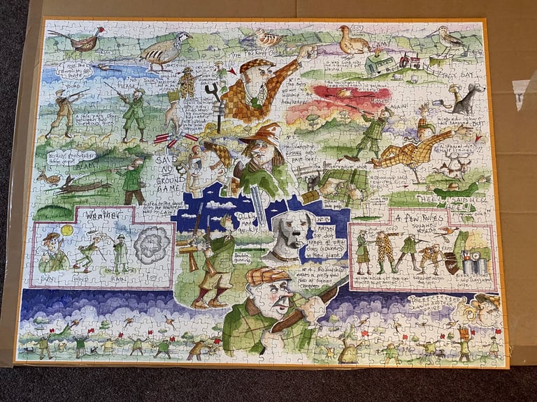 image for Shooting 1000 piece jigsaw puzzle.  All complete and as new