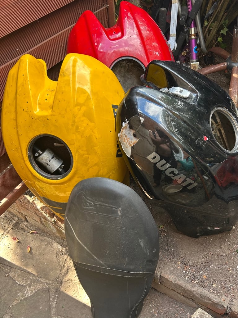 Ducati petrol tanks and seat 