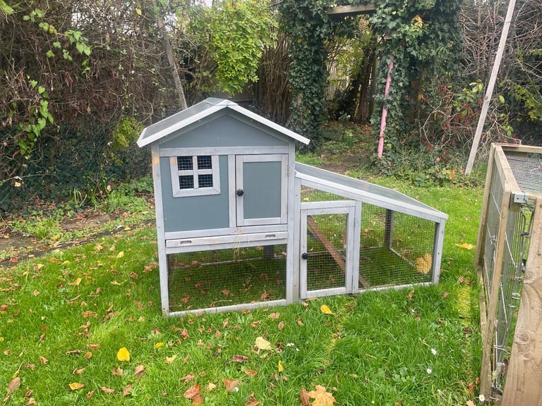 Rabbit hutch and run