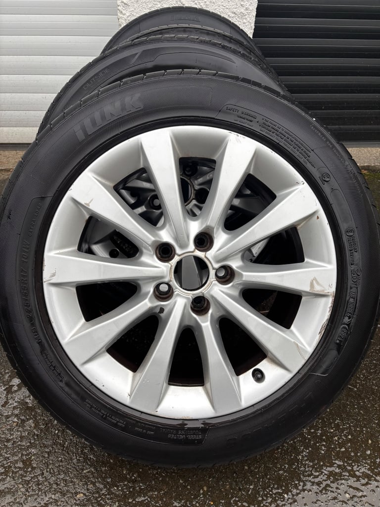 Audi 17” Alloys and tires