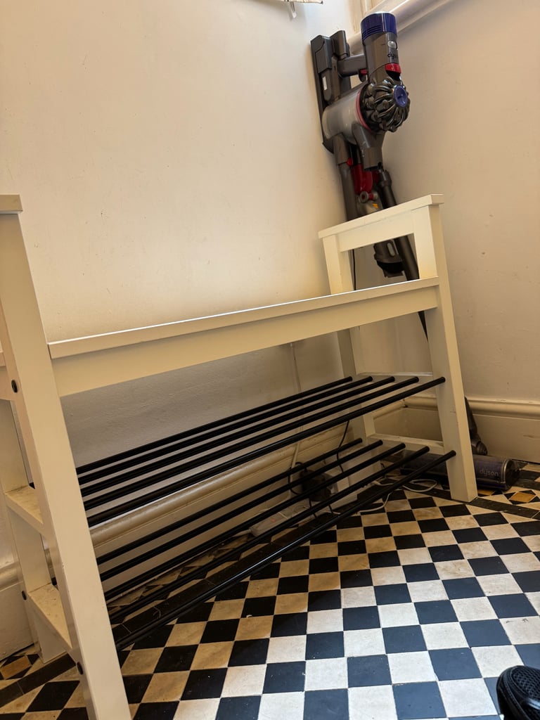 IKEA HEMNES Bench with Shoe Storage, 85x32x65 cm