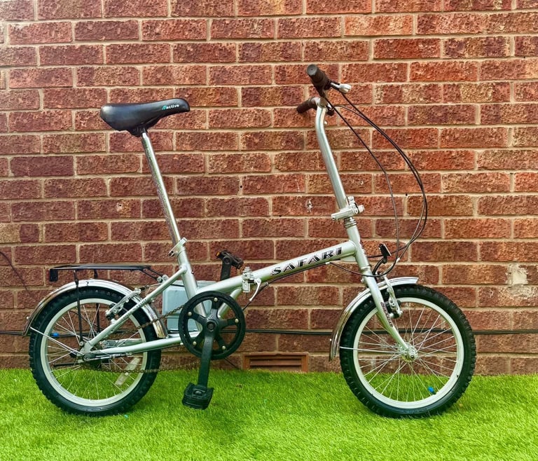 ADULTS FOLDING SAXON SAFARI COMMUTING BIKE, 16” WHEELS