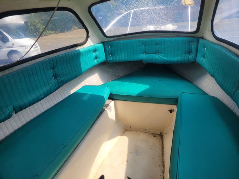 Shetland 460 cabin boat and road trailer.