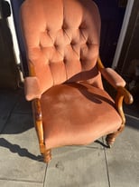 Antique Oak Armchair good quality and in good condition