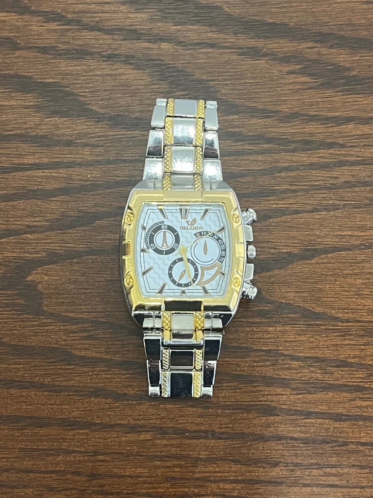 Gold and Silver Coloured Orlando Wristwatch