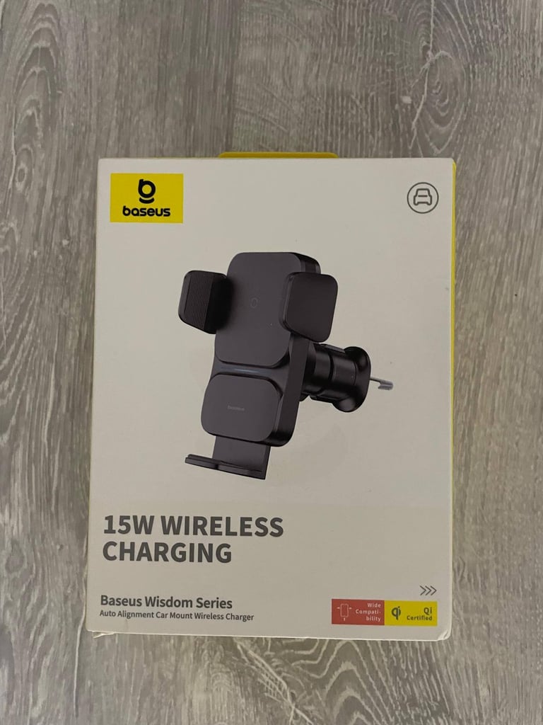 image for Car Phone Holder with wireless charging