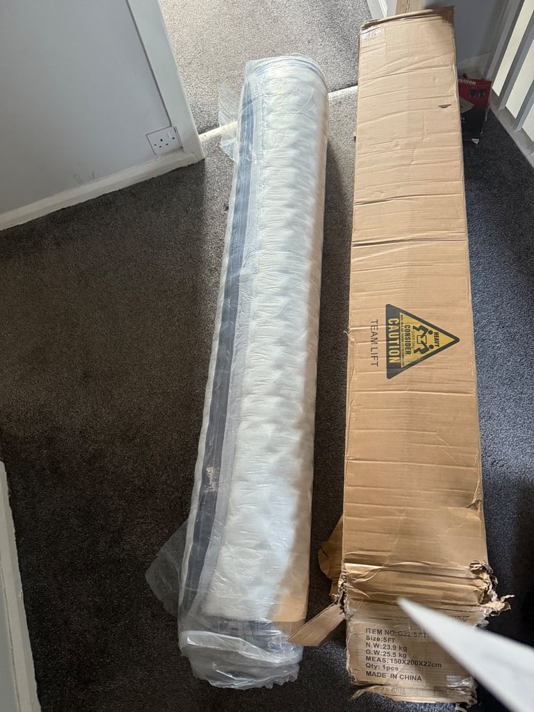 image for King size pocket spring memory form mattress 