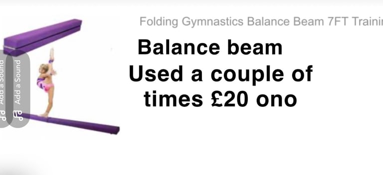 Balance beam