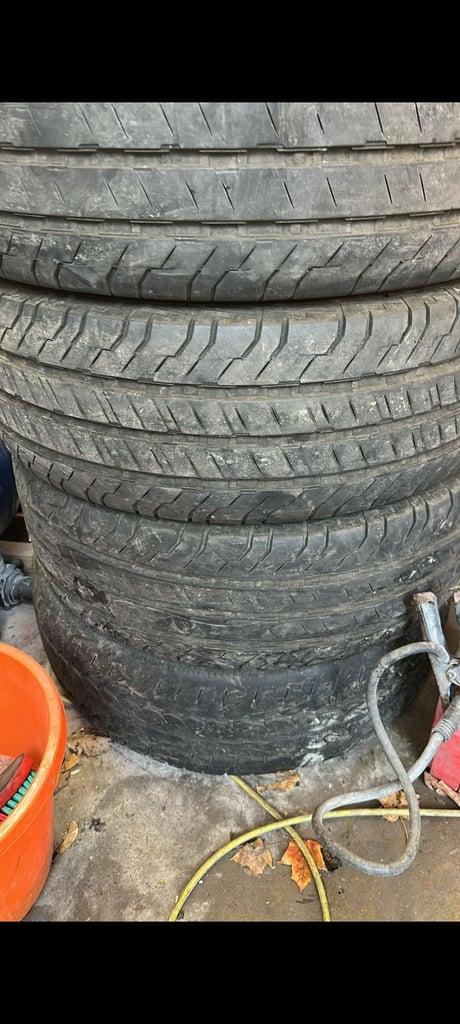 4 X used ford fransit tyres 235 165 16 
