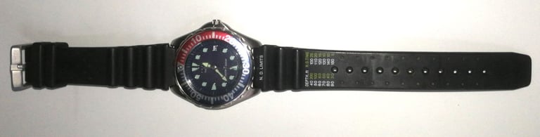 Citizen eco drive watch BN0001-01L pepsi excellent condition 