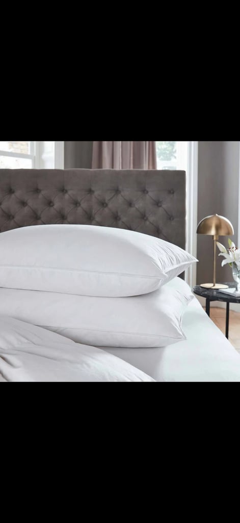 Pair of Duck Feather & Down Pillows