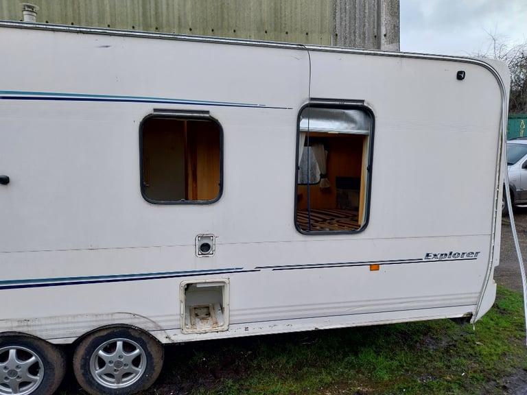image for 2002 sterling caravan rear nearside awning rail 