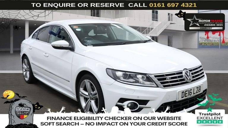 2016 Volkswagen CC 2.0 TDI BlueMotion Tech R-Line Saloon 4dr Diesel DSG Euro 6 (s/s) (150 ps) Sal...