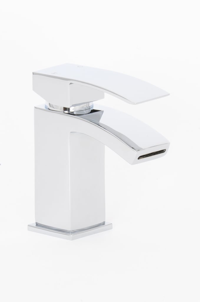 Lauder mono basin mixer tap, with chrome push waste 