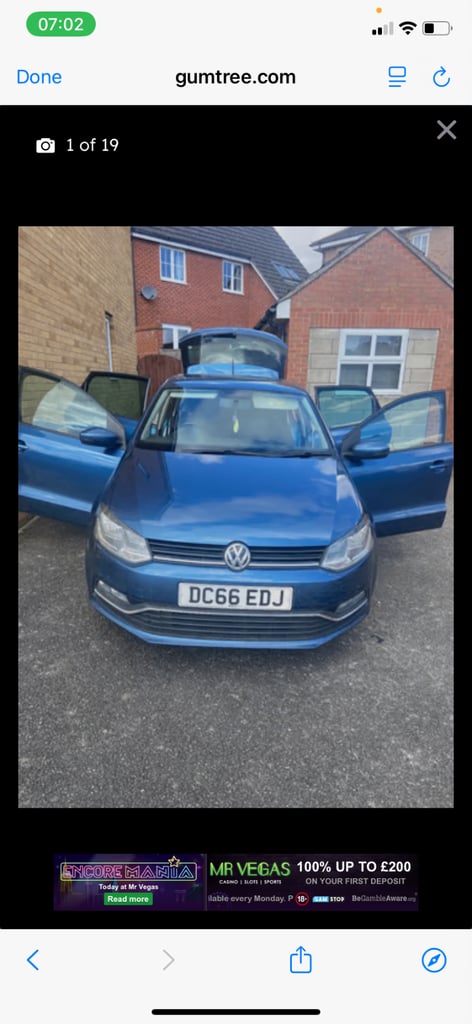 Volkswagen, POLO, Hatchback, 2016, Manual, 1197 (cc), 5 doors