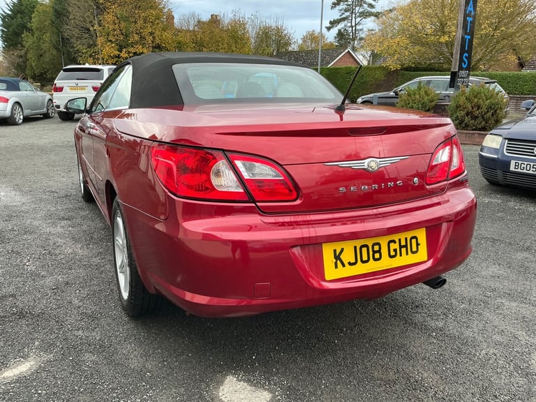 2008 Chrysler Sebring 2.0 CRD Limited 2dr CONVERTIBLE Diesel Manual
