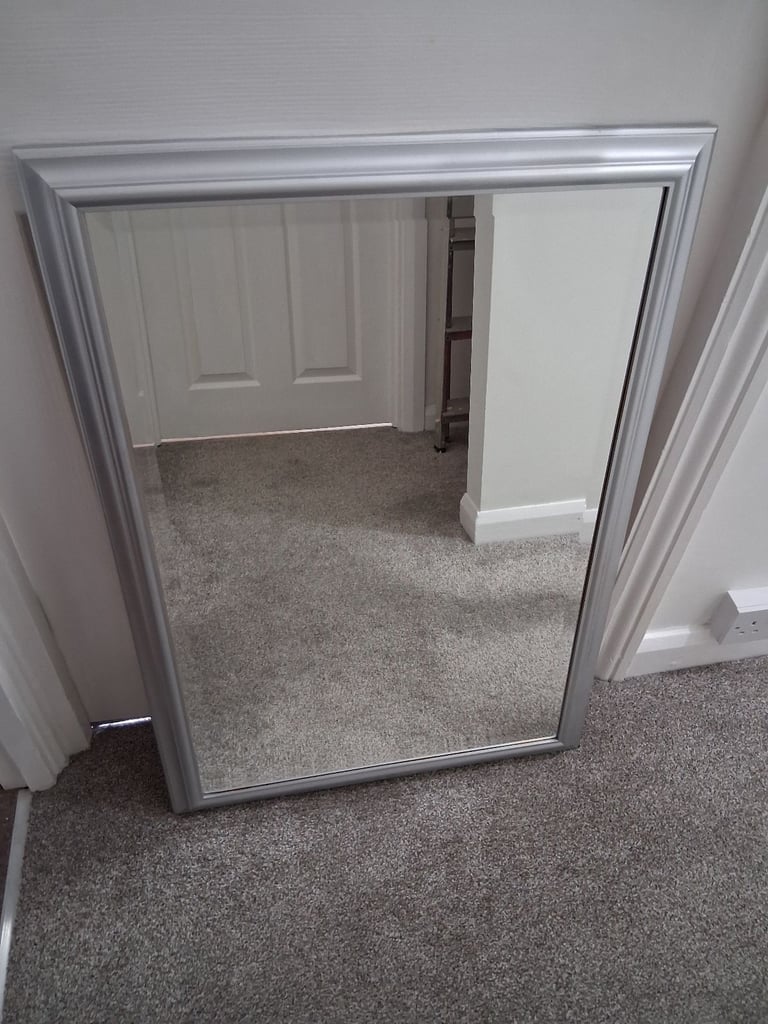 Large Bevel Edge Wall Mirror
