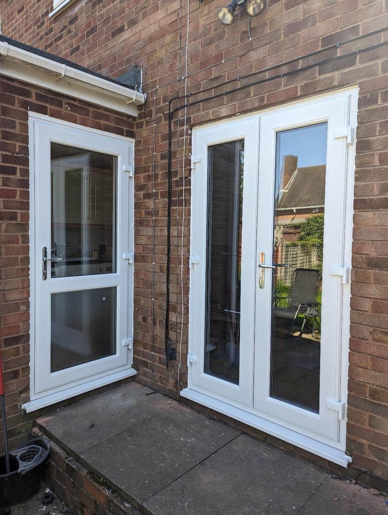image for NEW UPVC FRENCH DOORS BACK DOORS FRONT DOORS UPVC WINDOWS FREE DELIVERY