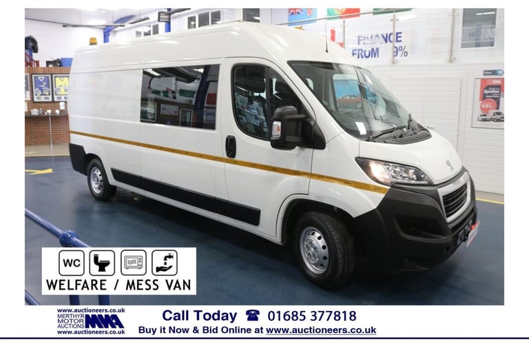 2021 - 21 - PEUGEOT BOXER 335 L3H2 PROFESSIONAL 2.2HDI 140PS LWB 7 SEAT MESS VAN