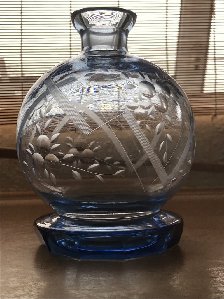 image for BOHEMIAN GLASS DECANTER 