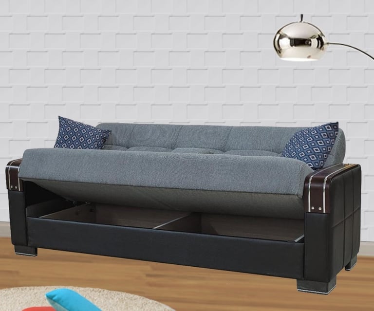 STORAGE SOFA BED , Malta 2\3 seater large storage sofa bed for sale