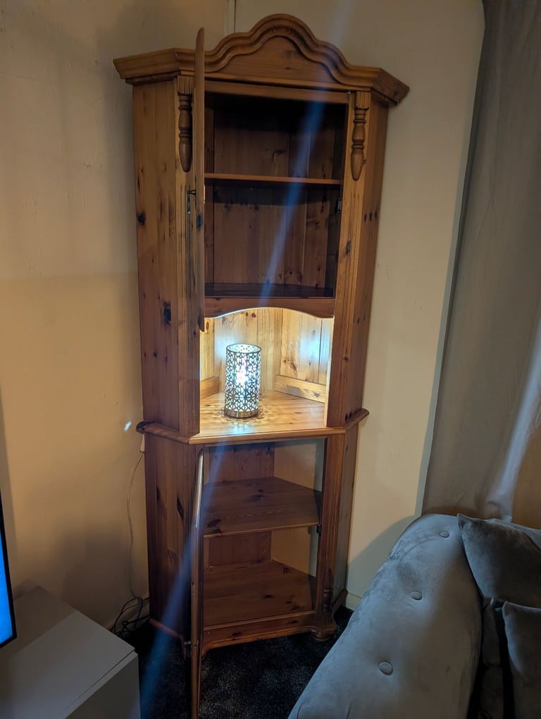 image for Solid pine corner unit. 