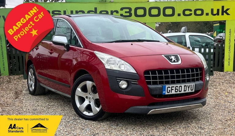 2010 Peugeot 3008 1.6 3008 Exclusive HDi Semi-Auto 5dr SUV Diesel Automatic